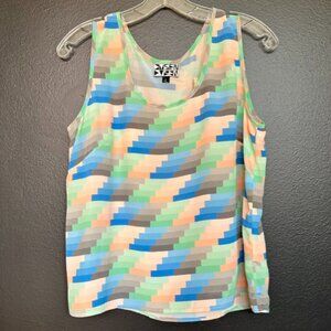 Dusen Dusen Geo Print tank – pastels - L